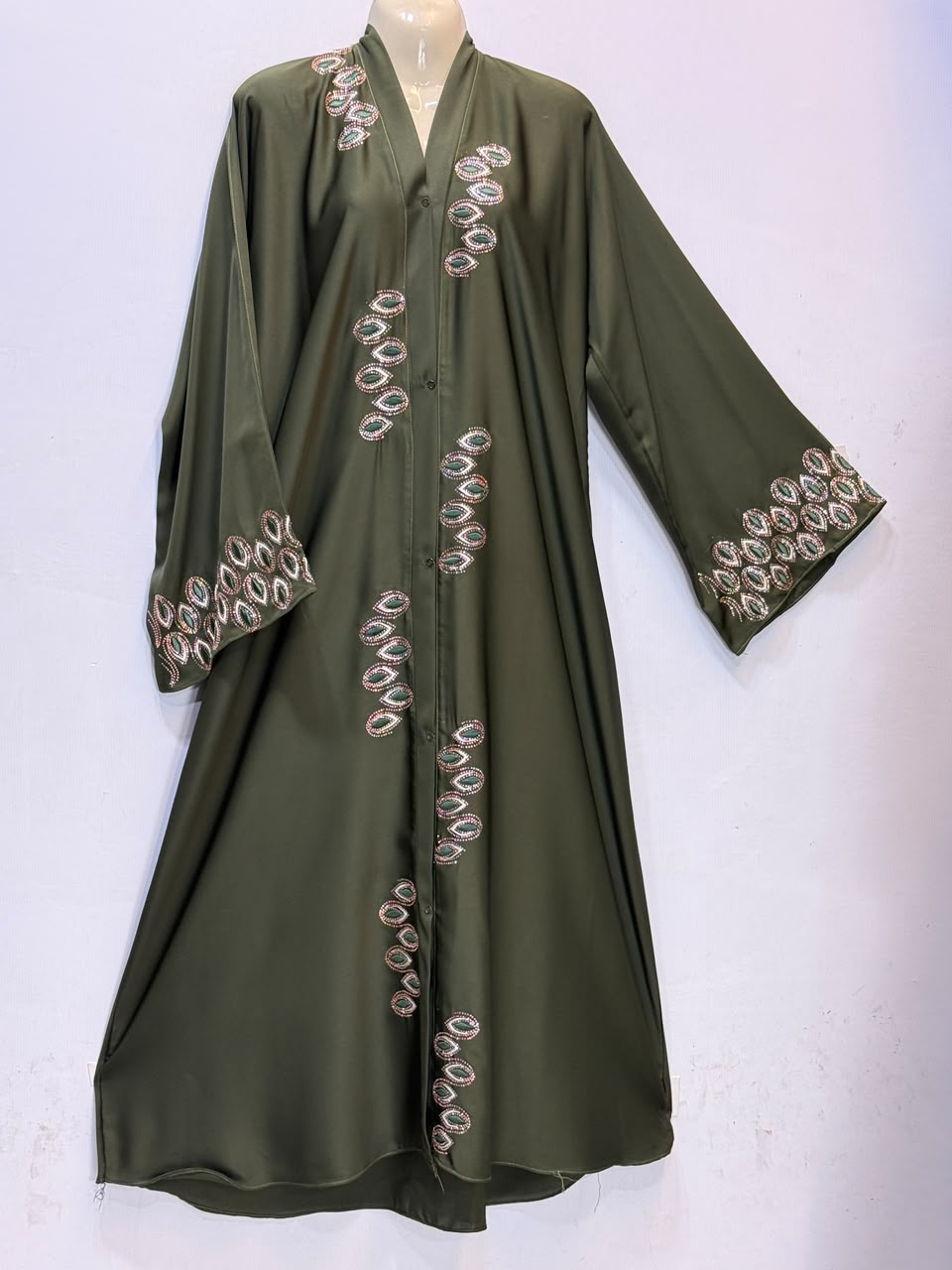 Olive Embroidered