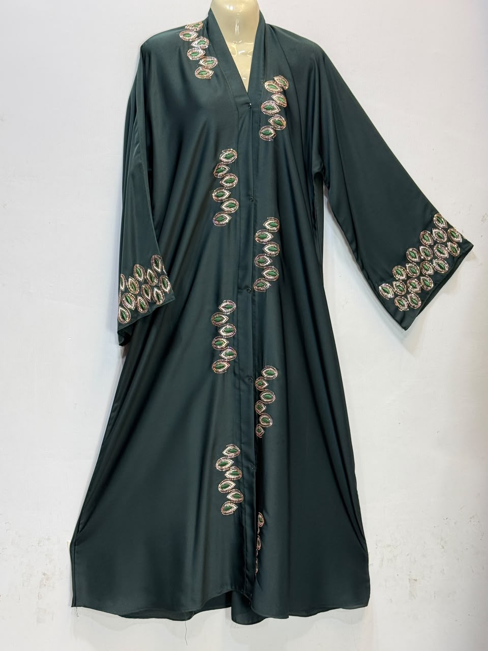 Charcoal Embroidered
