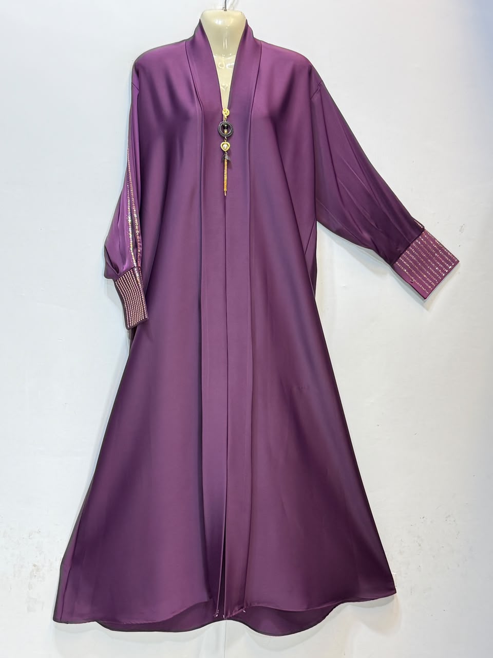 Plum Embroidered