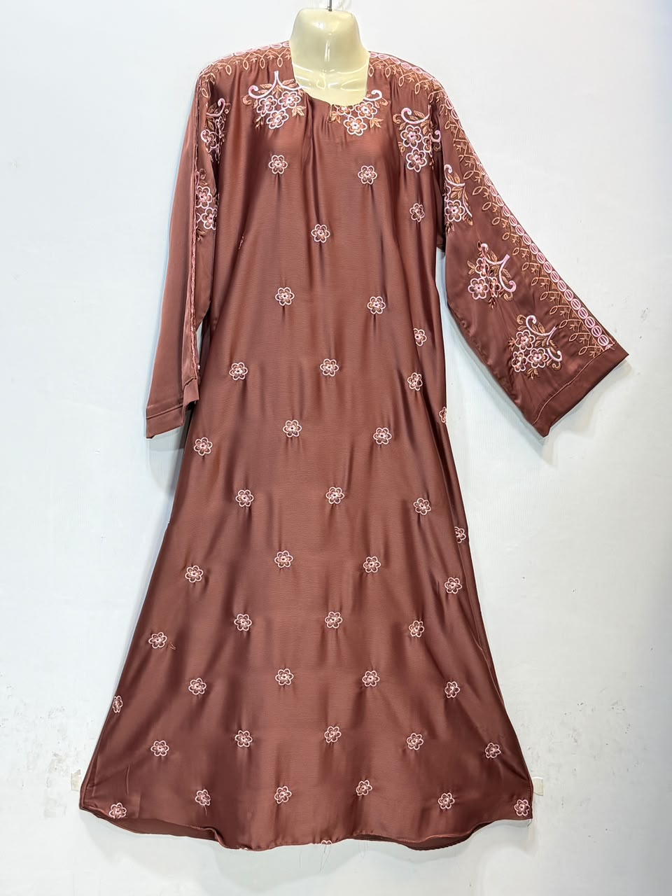 Mocha Embroidered