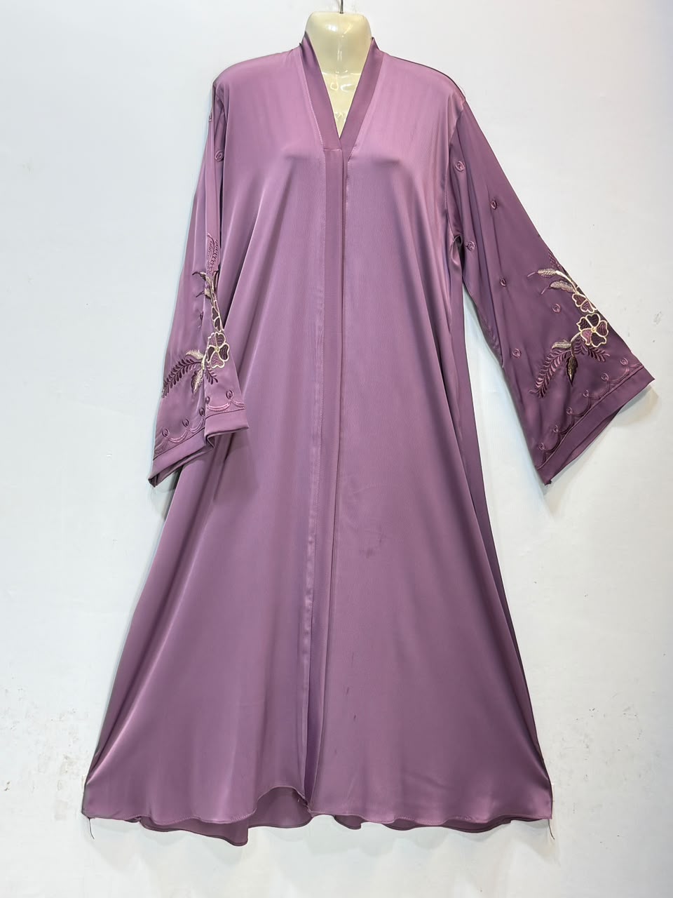 Mauve Embroidered