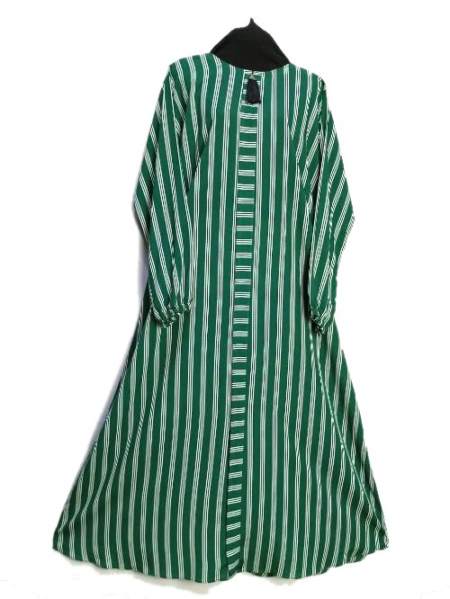 Sage Green Striped Lining Maxi