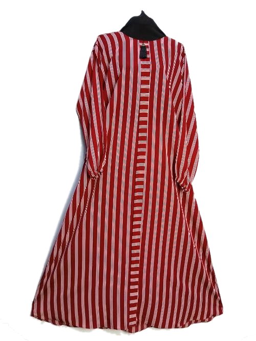 Dusty Rose Striped Lining Maxi