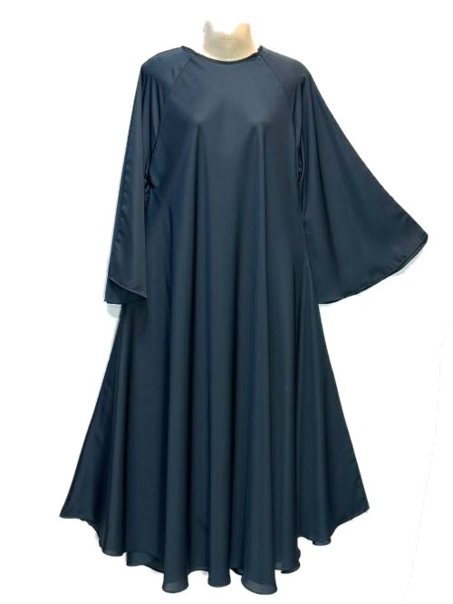 Jet Black Nida Maxi Cheel Abaya