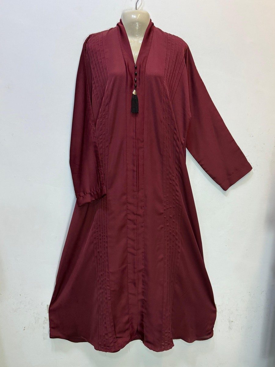 Maroon Tassel Nida Maxi