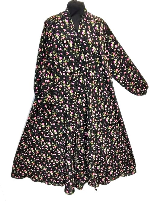 Taupe Printed Cheel Abaya