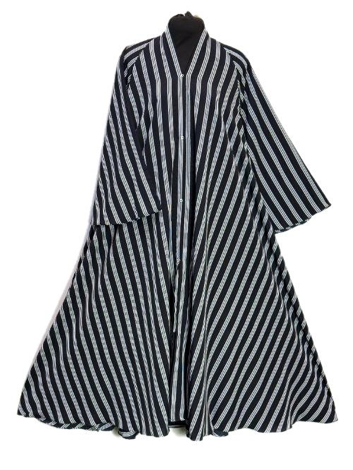 Slate Grey Printed Cheel Abaya