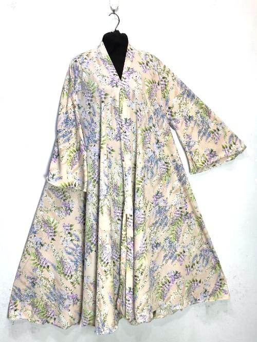 Oatmeal Printed Cheel Abaya