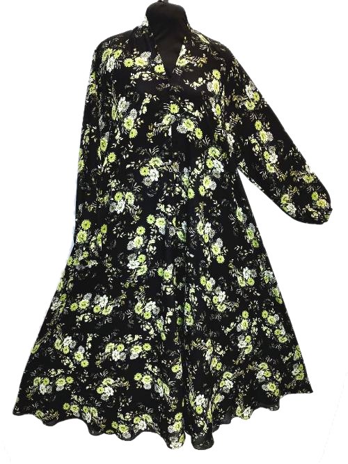 Moss Printed Cheel Abaya