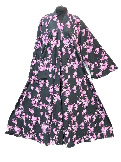 Mauve Printed Cheel Abaya