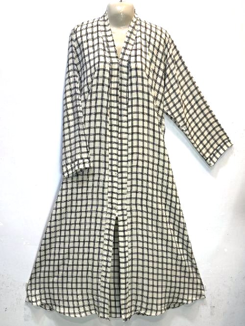Oatmeal Printed Gown