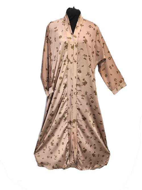 Oatmeal Printed Tiktok Gown