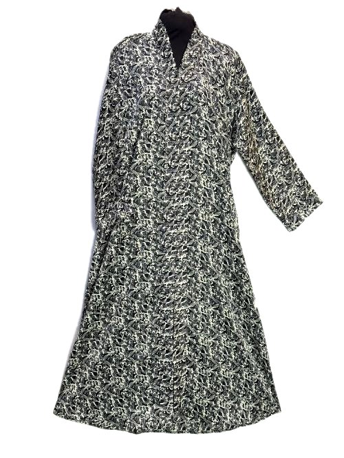 Slate Grey Printed Tiktok Gown