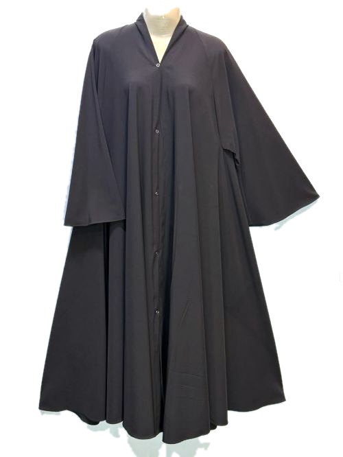 Jet Black Shisha Pocket Abaya
