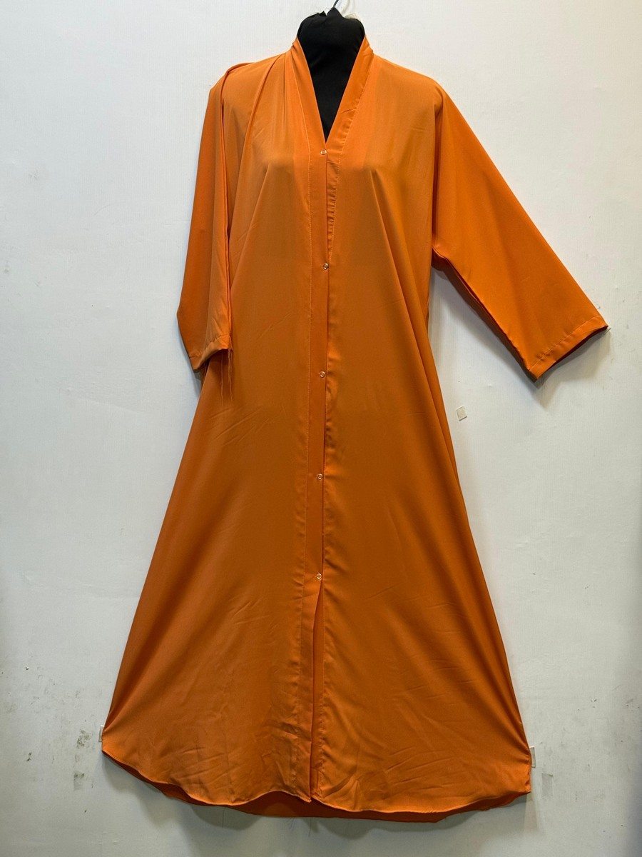 Orange Shisha Pocket Abaya