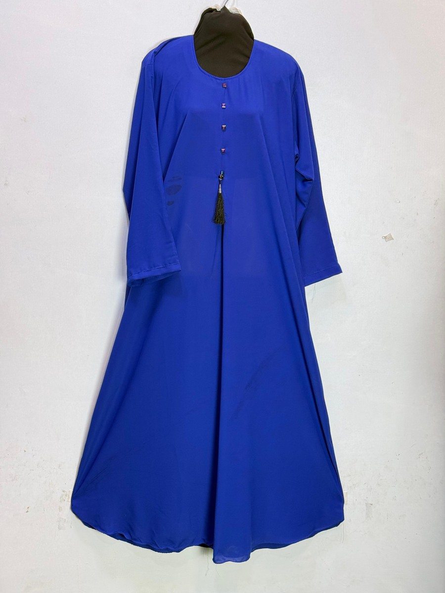 Royal Blue Shisha Pocket Abaya (SM05)