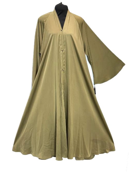 Khaki Tiktok Cheel Abaya