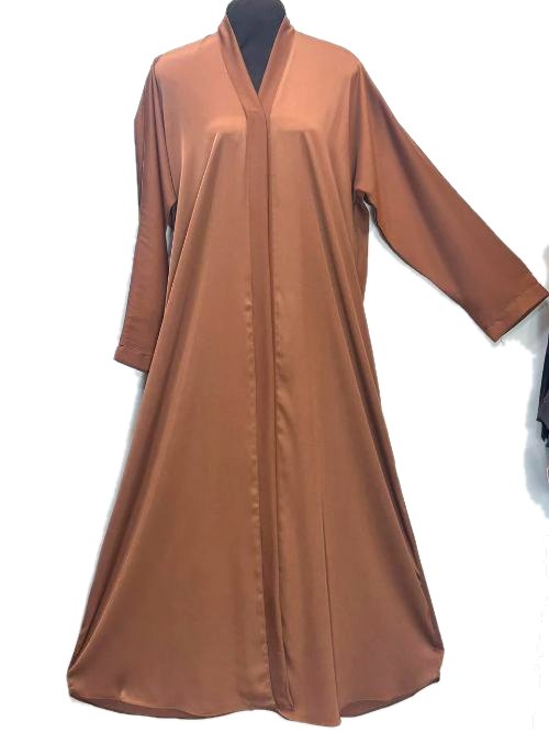 Brown Tiktok Satin Gown
