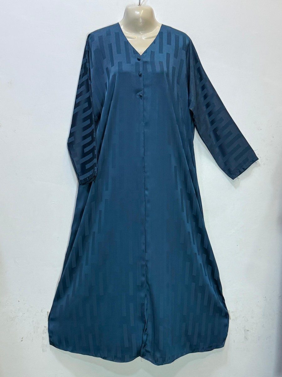 Peacock Self-Stripe Tiktok Gown