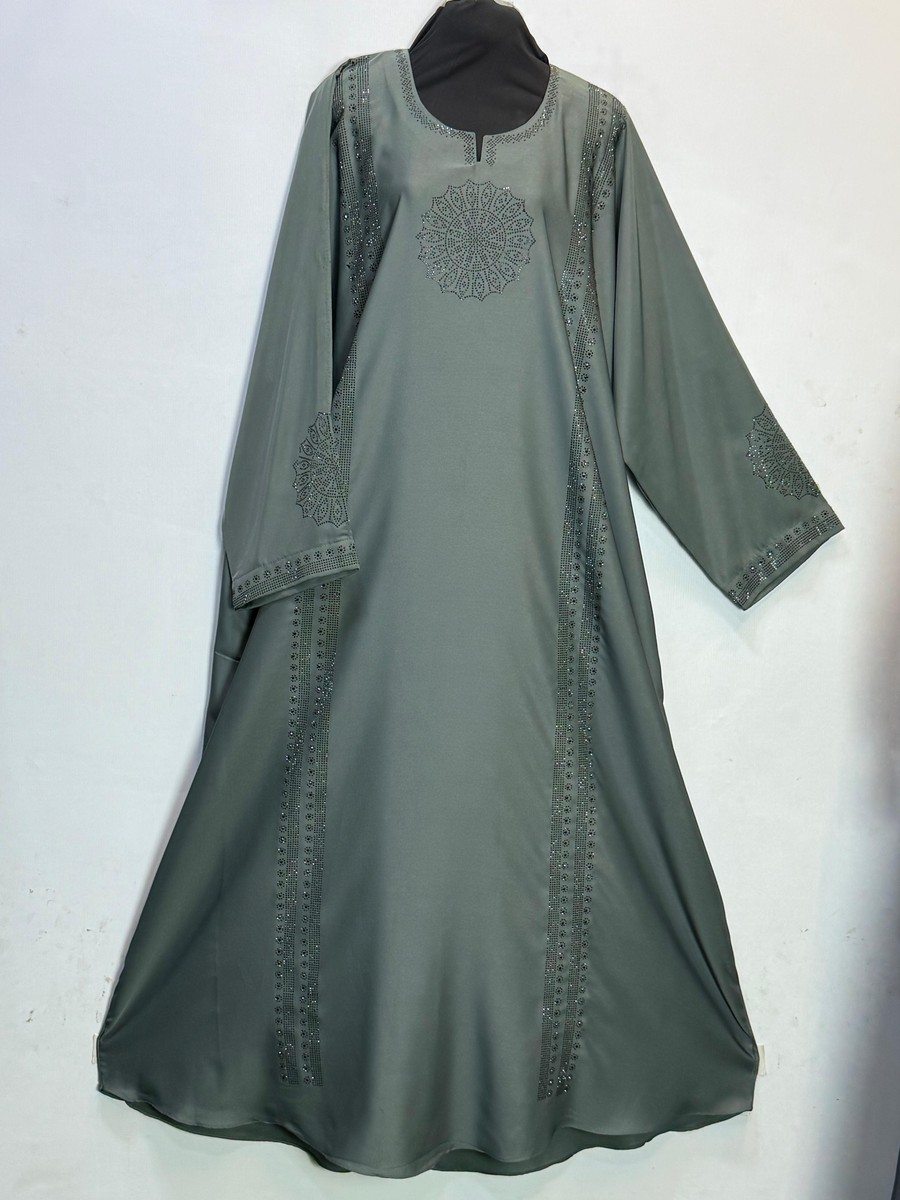 Graphite Nug Embellished Maxi