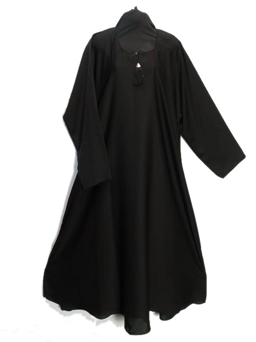 Black Nida Abaya (XLNMP01)