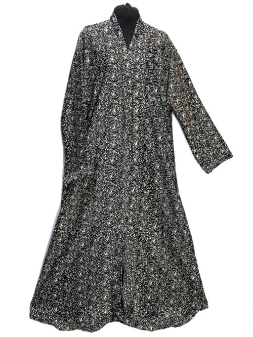 Graphite Printed Tiktok Abaya (XLPT07)