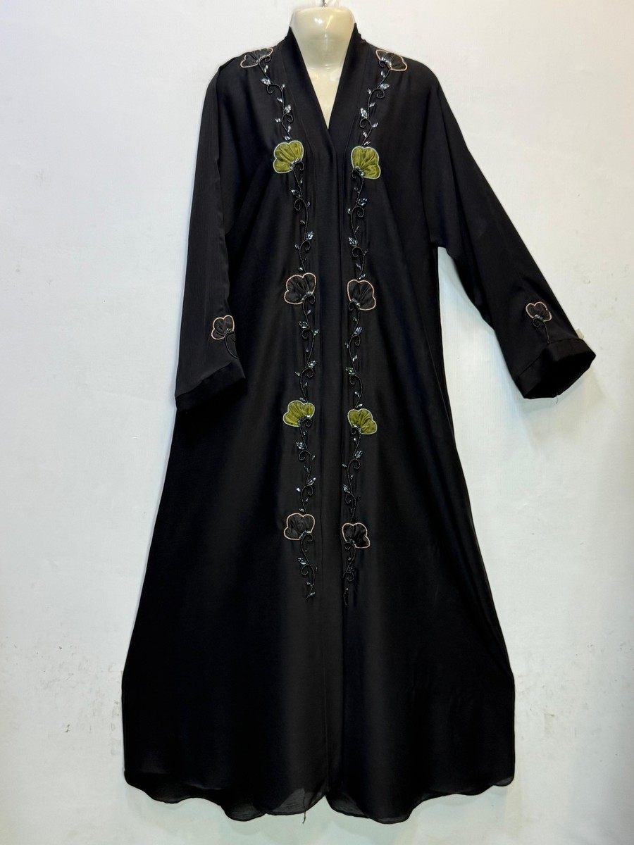 Katdana Black Zoom Abaya (ZKB02)