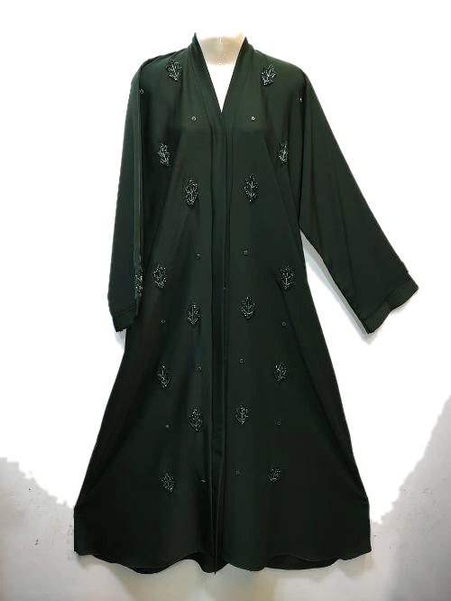 Jet Black Katdana Zoom Abaya