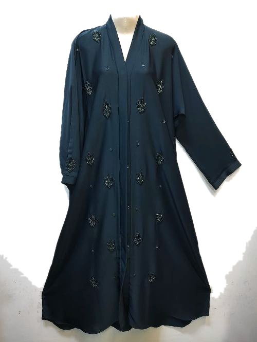 Charcoal Katdana Zoom Abaya