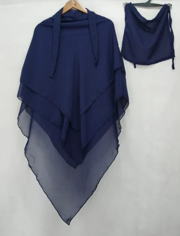 Blue Khimar Hijab