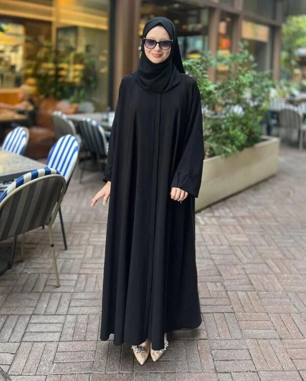 Coat Style Abaya - Image 2