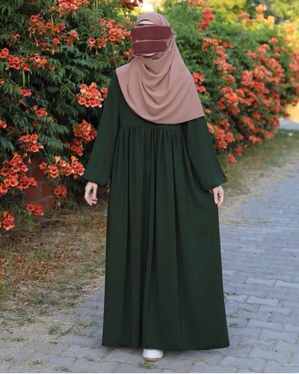 Frill Style Pocket Abaya