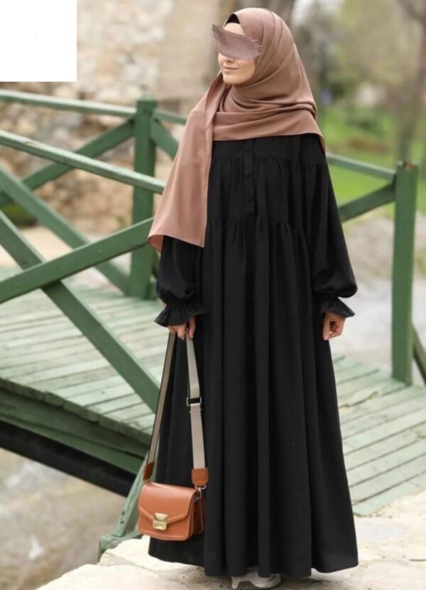 Frill Style Abaya - Image 3