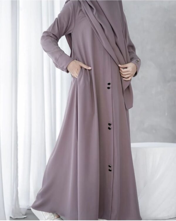 Button Style Abaya - Image 3